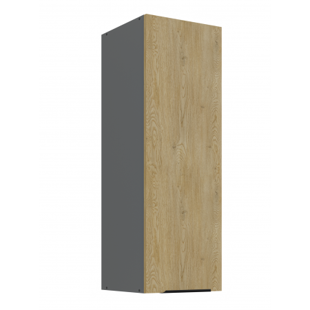 Szafka kuchenna górna 30 cm wysoka CREMA dąb cremona / antracyt 30 G-90 1F